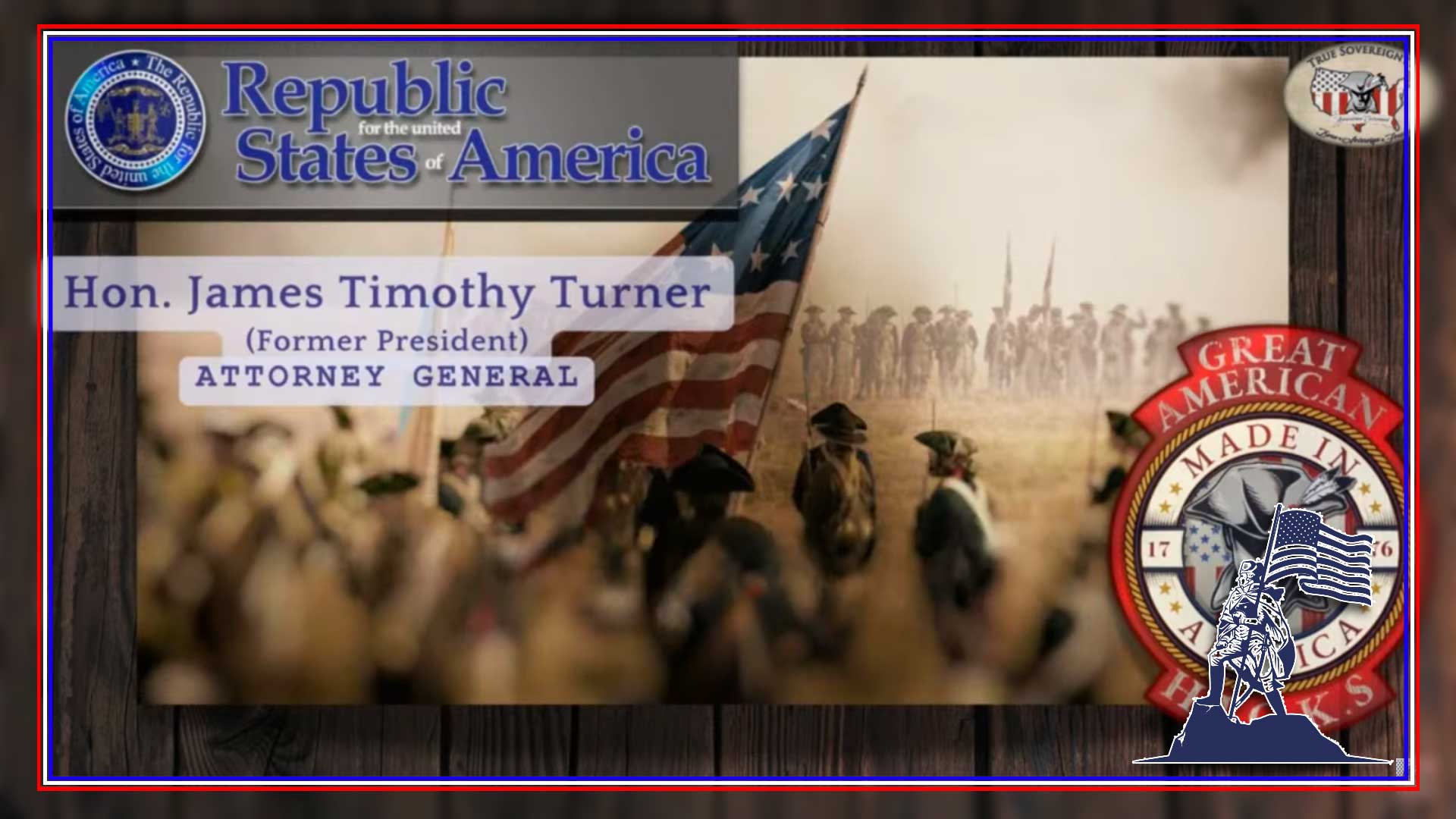 James Timothy Turner discusses the Re-inhabited Republic